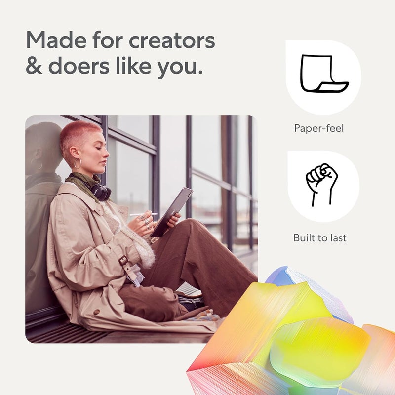 Paperlike 2.1 (2 Pieces) for iPad Mini 8.3" (2021/24) - Transparent Screen Protector for Notetaking and Drawing like on Paper - Image 5